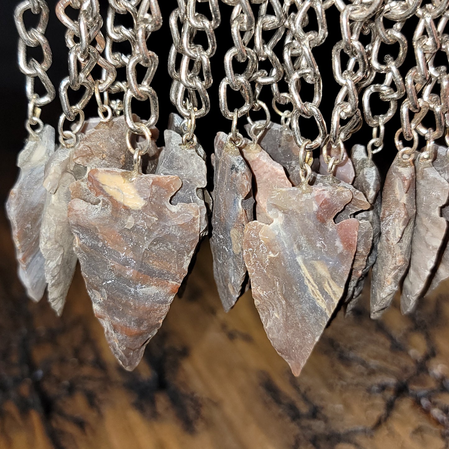 Flint Keychain Arrowheads