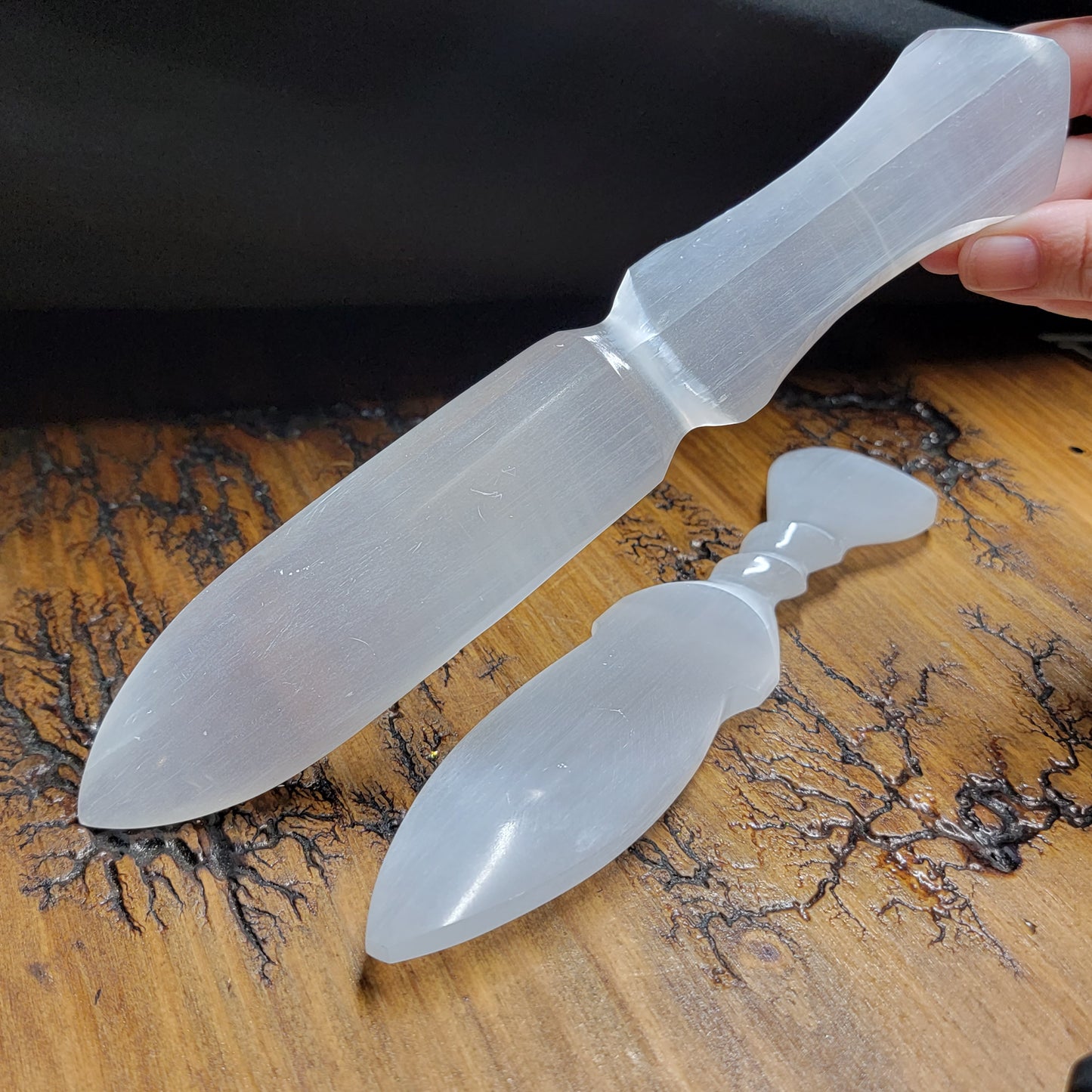 Selenite Decorative Blades