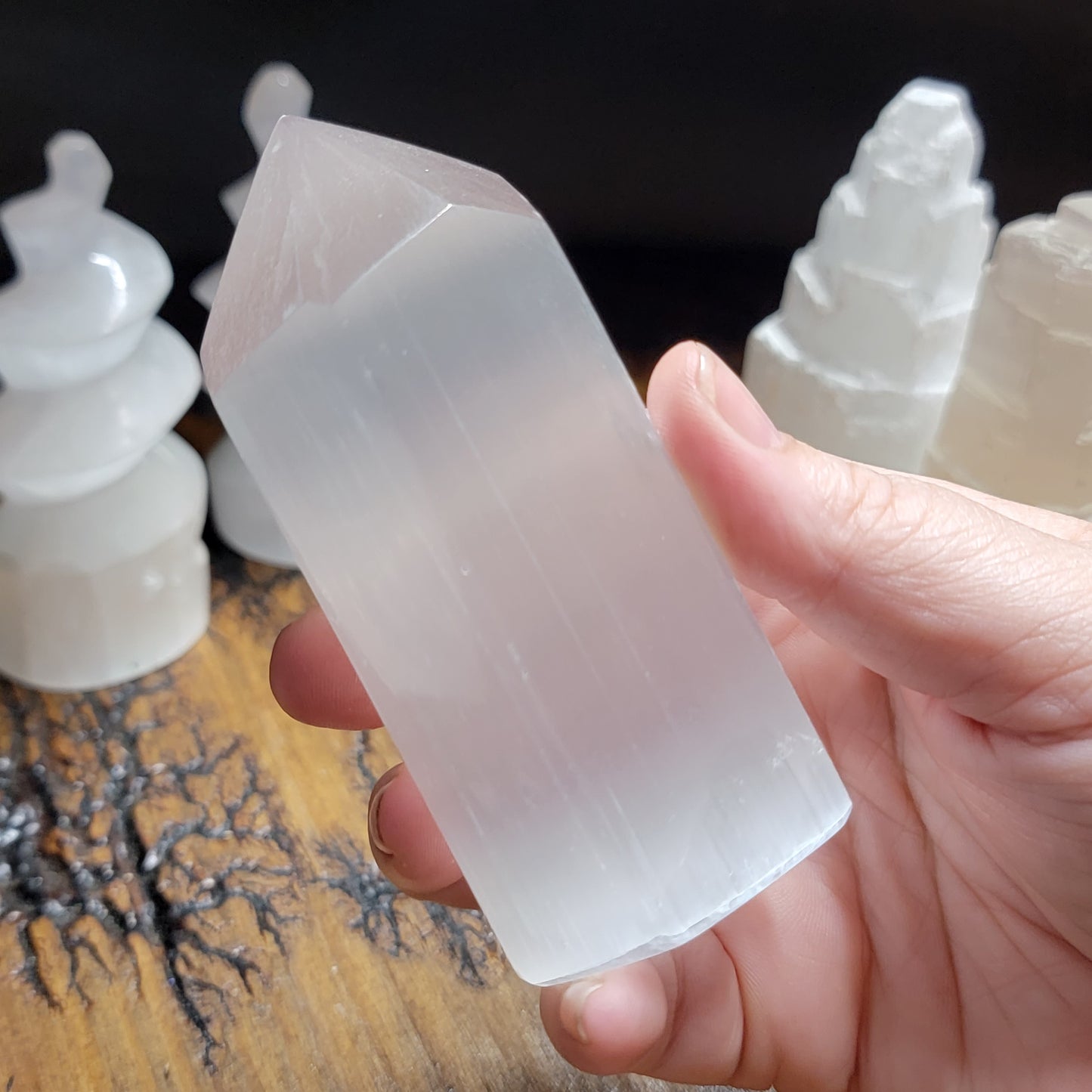 Selenite Points, Skyscrapers & Unicorn Horns