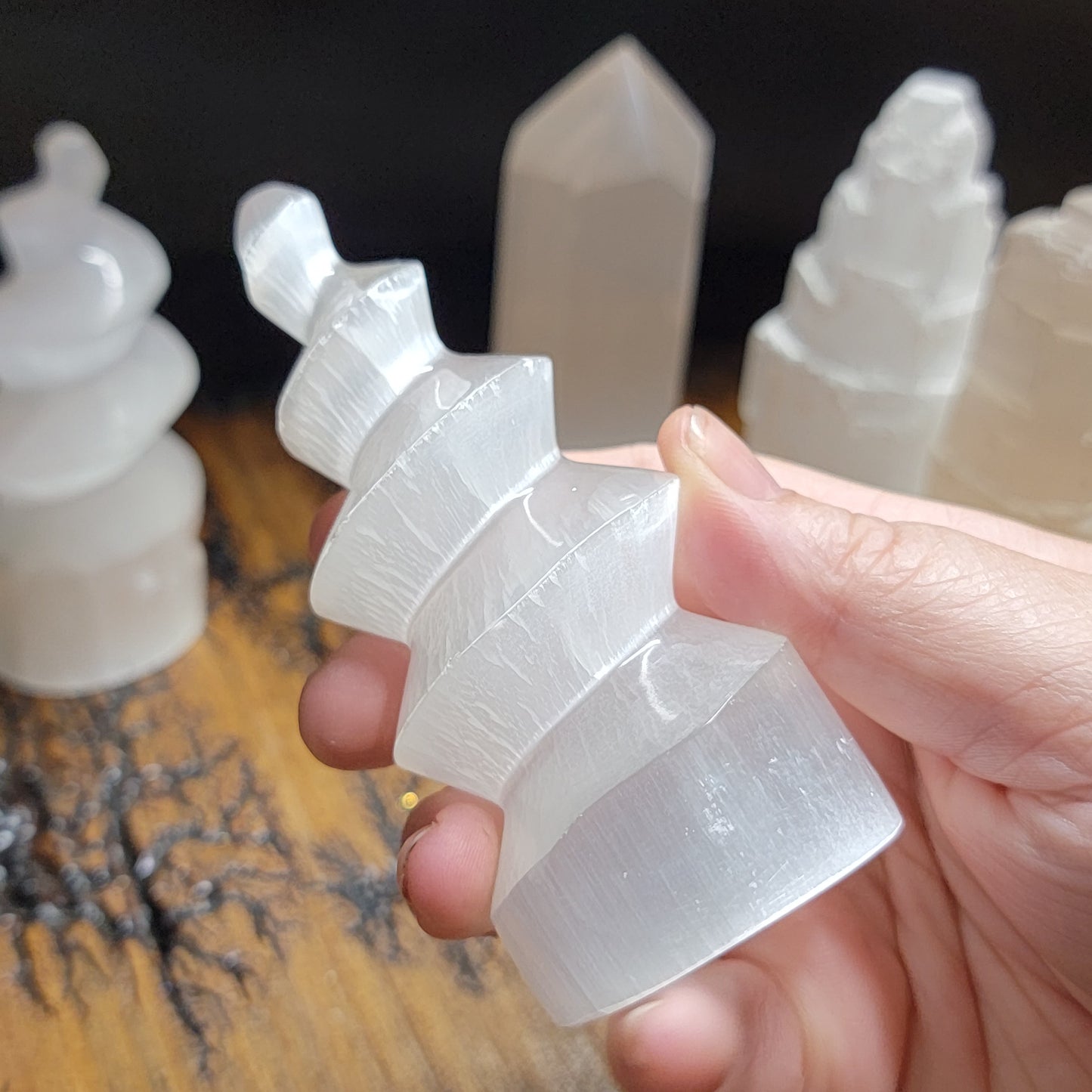 Selenite Points, Skyscrapers & Unicorn Horns