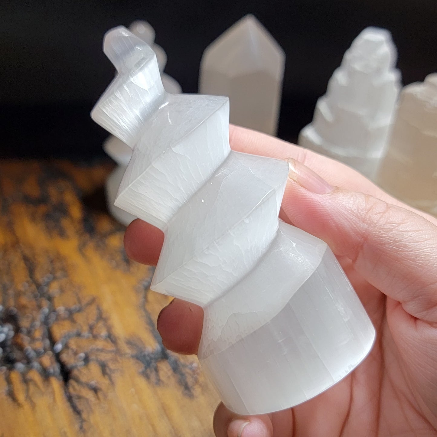 Selenite Points, Skyscrapers & Unicorn Horns