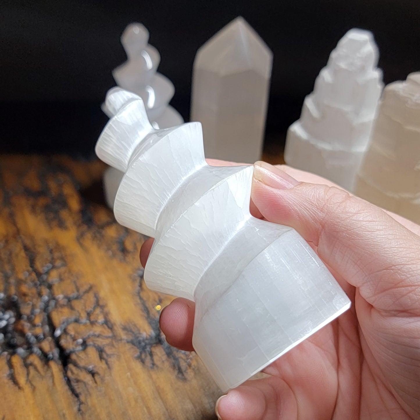 Selenite Points, Skyscrapers & Unicorn Horns