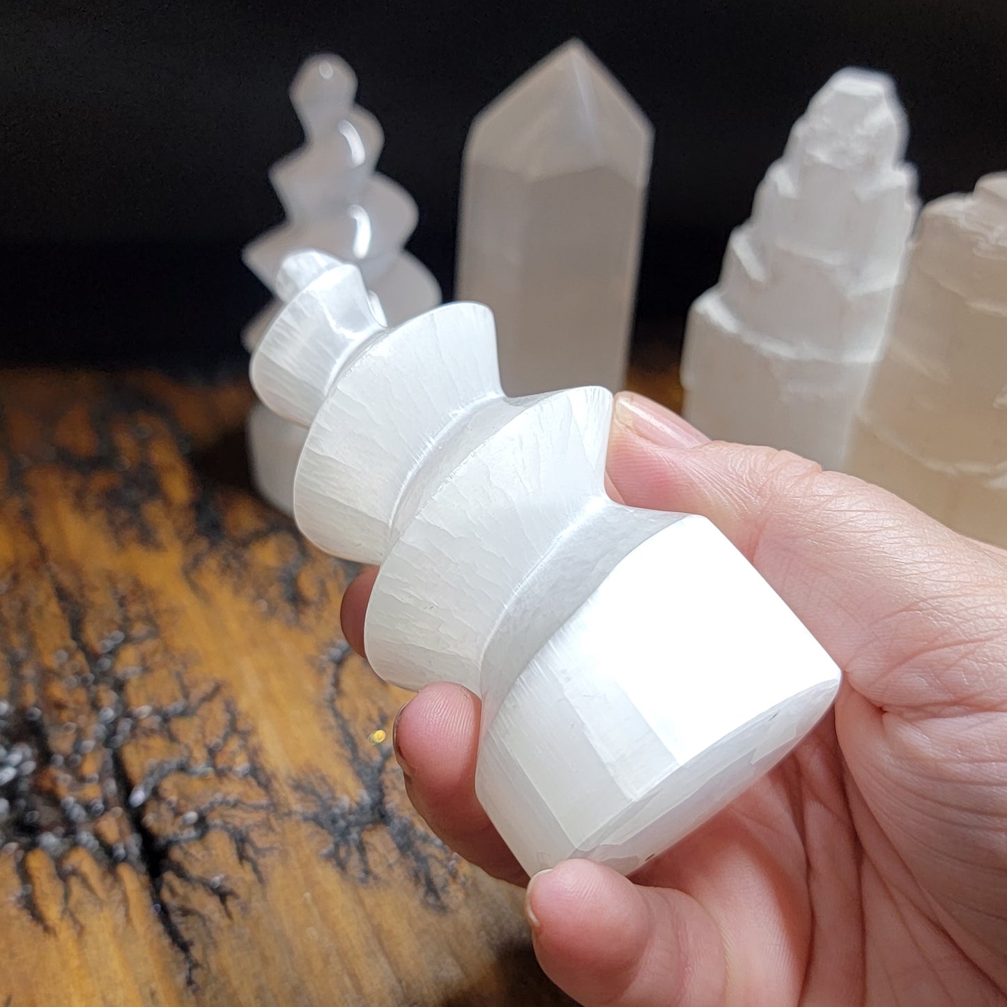 Selenite Points, Skyscrapers & Unicorn Horns