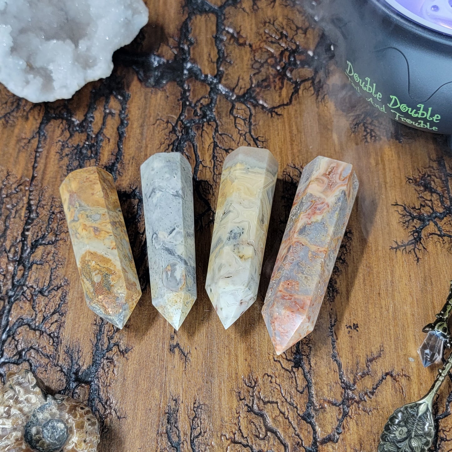 Crazy Lace Agate Points