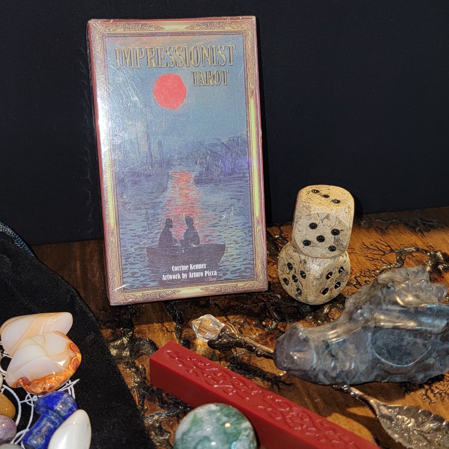 Impressionist Tarot & Crystals Box Set