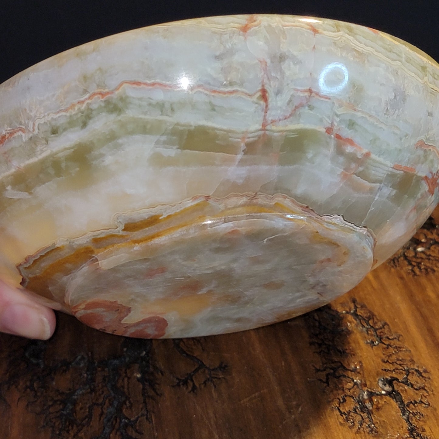 Green Onyx Bowl