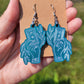 Graceful Tarot Hands Resin Earrings