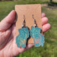 Graceful Tarot Hands Resin Earrings