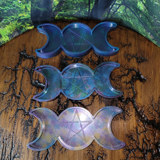 Triple Moon Hexagram Small Tray