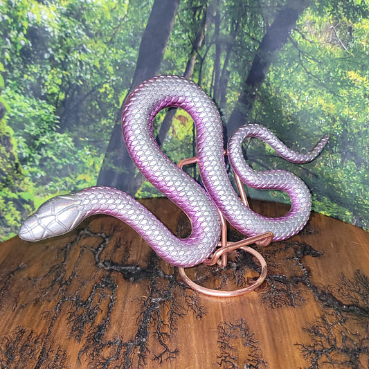 Two-Toned Holographic Resin Snake