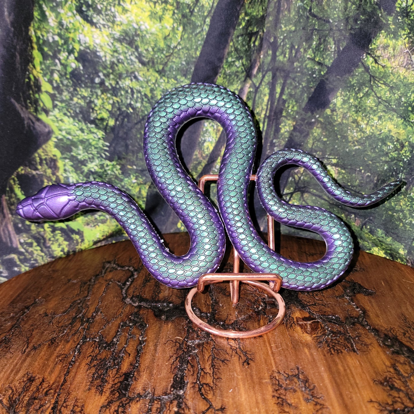 Color Shifting Resin Snake