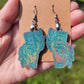 Graceful Tarot Hands Resin Earrings