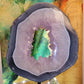 Large Amethyst Geode Slice on Stand